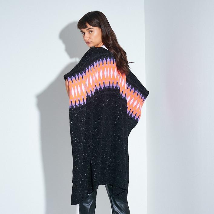 Electric Fairisle Wrap