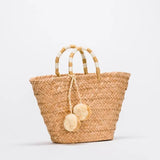 St Tropez Straw Bag