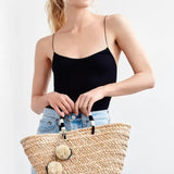 St Tropez Straw Bag