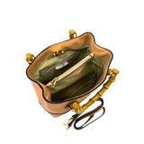 Medium Bamboo Gold Clasp Bag