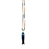 Seth Beaded Necklace w/ Fish