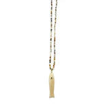 Seth Beaded Necklace w/ Fish