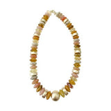Tobie Beaded Disc Necklace