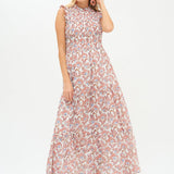 Sleeveless Smocked Maxi