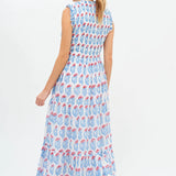 Sleeveless Smocked Maxi
