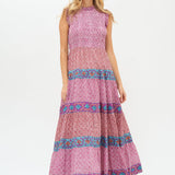 Sleeveless Smocked Maxi
