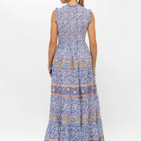 Sleeveless Smocked Maxi