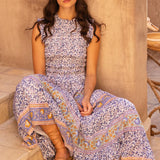 Sleeveless Smocked Maxi