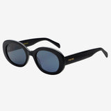 Aria Acetate Oval Sunglasses