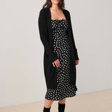 Cashmere Long Pocket Cardigan