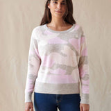 Camo Intarsia Sweatshirt