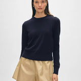 Cashmere Shrunken Crewneck