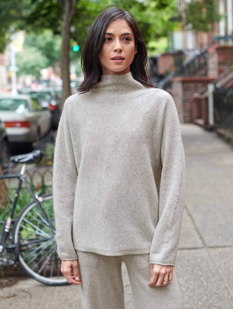 Luxe Stand Neck Sweater