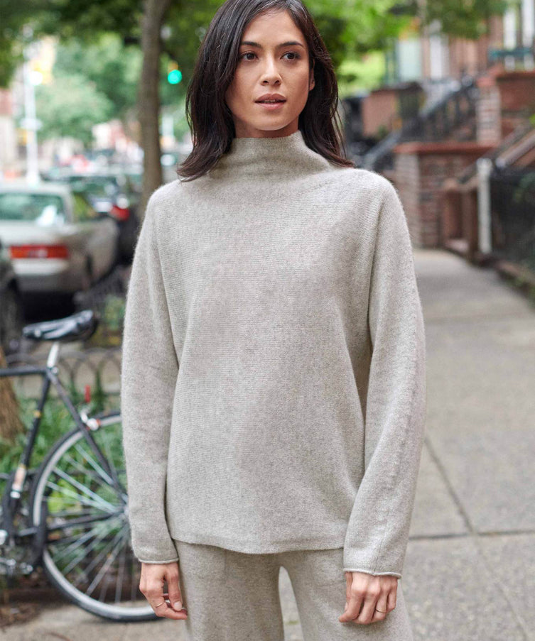 Luxe Stand Neck Sweater