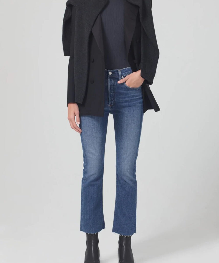 Isola Cropped Bootcut Jeans