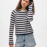 Cashmere Striped Sweatshirt
