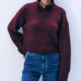 Cashmere High Neck Sweater