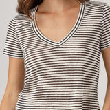 Stripe Linen Sister Tee