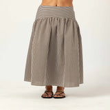 Stripe Celeste Skirt