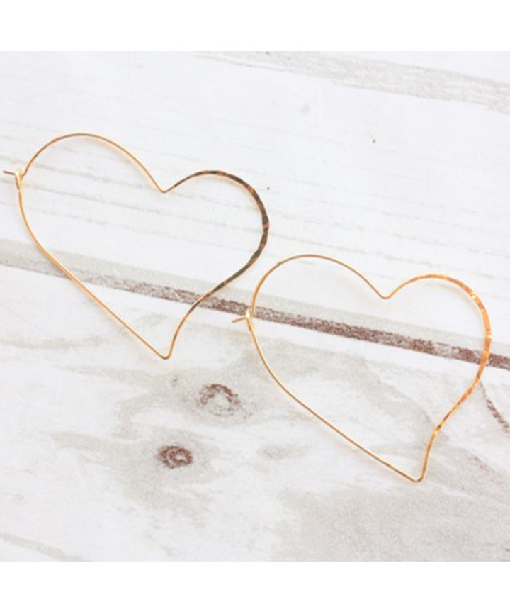 Metal Wire Heart|GOLD
