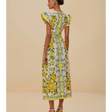 Sicily Scarf Off-White Maxi