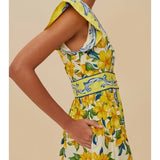 Sicily Scarf Off-White Maxi