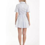 Meki Solid Mini Dress