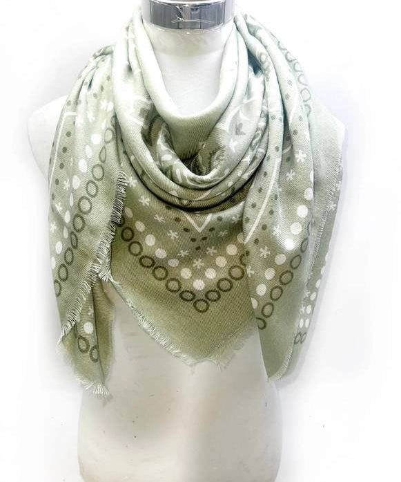 Large Square Bandana Scarf