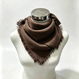 Small Plain Square Scarf
