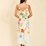 SUGARCANE SLIP MIDI DRESS