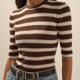 The Amelia Crewneck Top