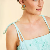 Salvador Tassel Midi Dress