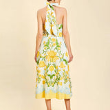 Copacabana Halter Midi Dress