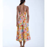 June Print Midi Dress