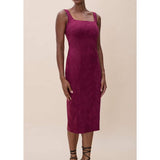 Starla Suede Midi Dress