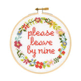 Please Leave Cross Stitch Kit