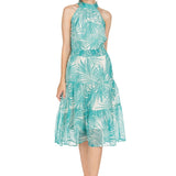 Cinch Waist Halter Dress