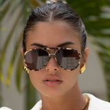 Shay Sunglasses-Milky Tort