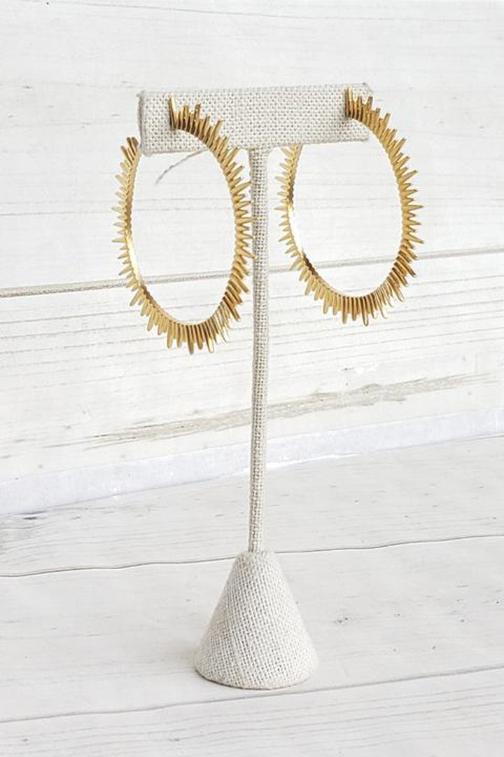 Large Starburst Hoop