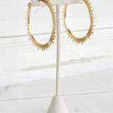 Large Starburst Hoop