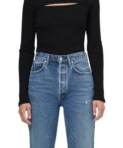 Iris Long Sleeve Cut Out Top