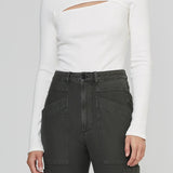 Iris Long Sleeve Cut Out Top
