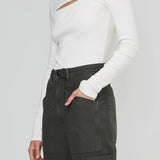 Iris Long Sleeve Cut Out Top