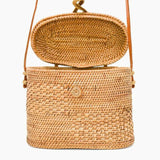 Chloe Straw Rattan Crossbody