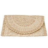 Lizzie Straw Grass Clutch