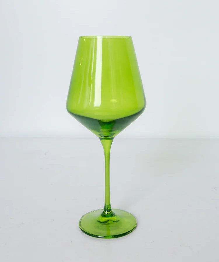 Estelle Colored Wine Stemware