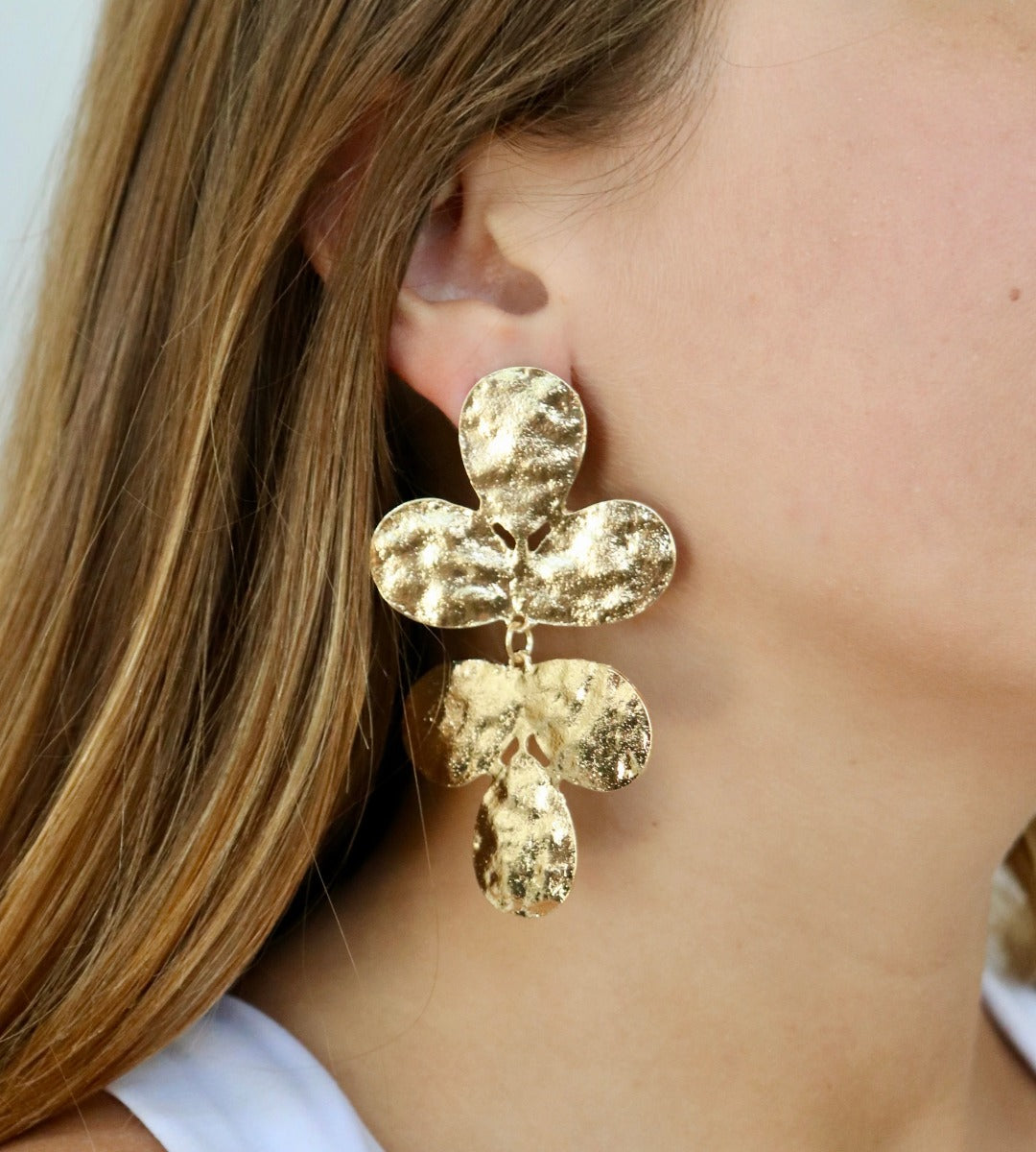 Hammered Petal Drops