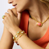 Portofino Bangle-Aqua Medium