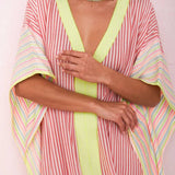 Contrast Striped Thobe