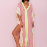 Contrast Striped Thobe